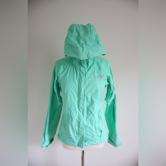 The North Face Zip-up Jacket with Hood Extra Small (XS) Seafoam Green with Hood - Picture 2 of 9